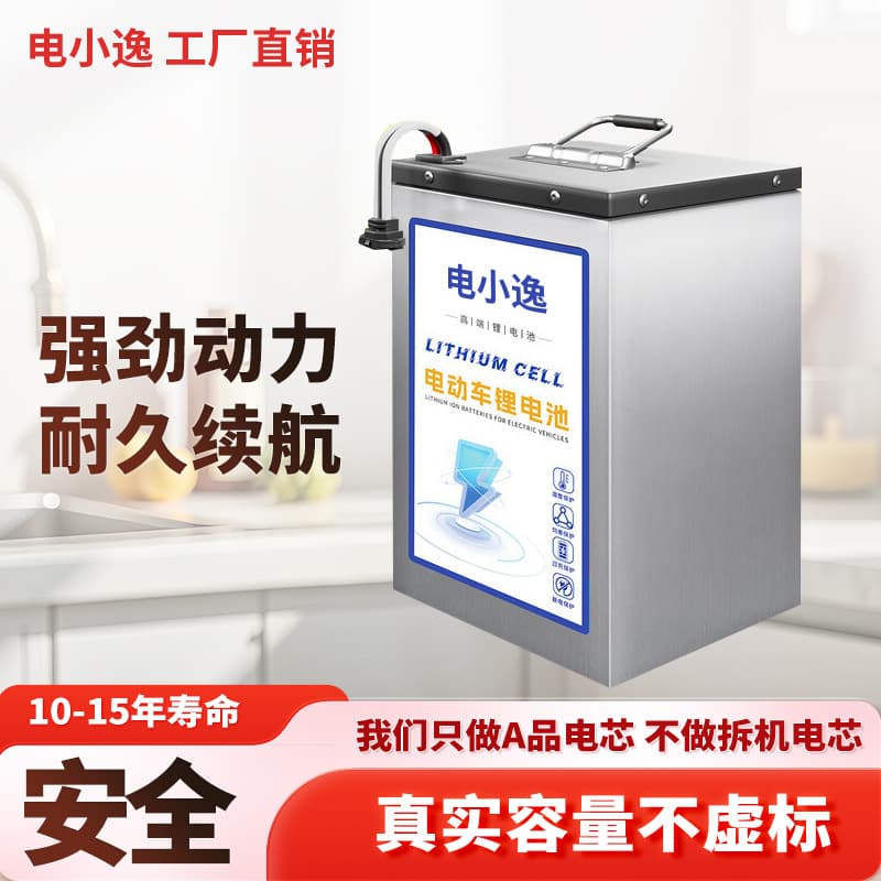 Two-Wheel Three-Wheel Electric Vehicle 48V 60V 72V Lithium Battery for Delivery, Large Capacity, Brand New A-Grade Cells, Lithium Iron Phosphate