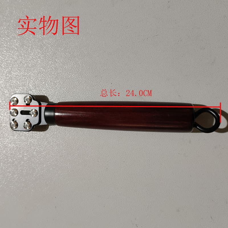 Adjustable Multi-Hole Iron Pot Wooden Handle Replacement Wok Handle Accessories