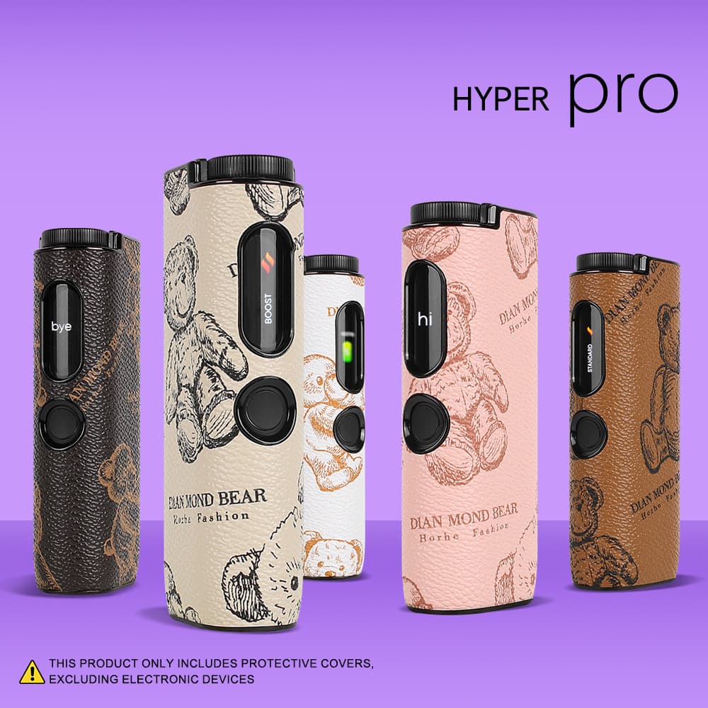 In Stock glo HYPER pro Leather Wrapped Protective Case for GLO HYPER Heat-Not-Burn Device Protective Shell