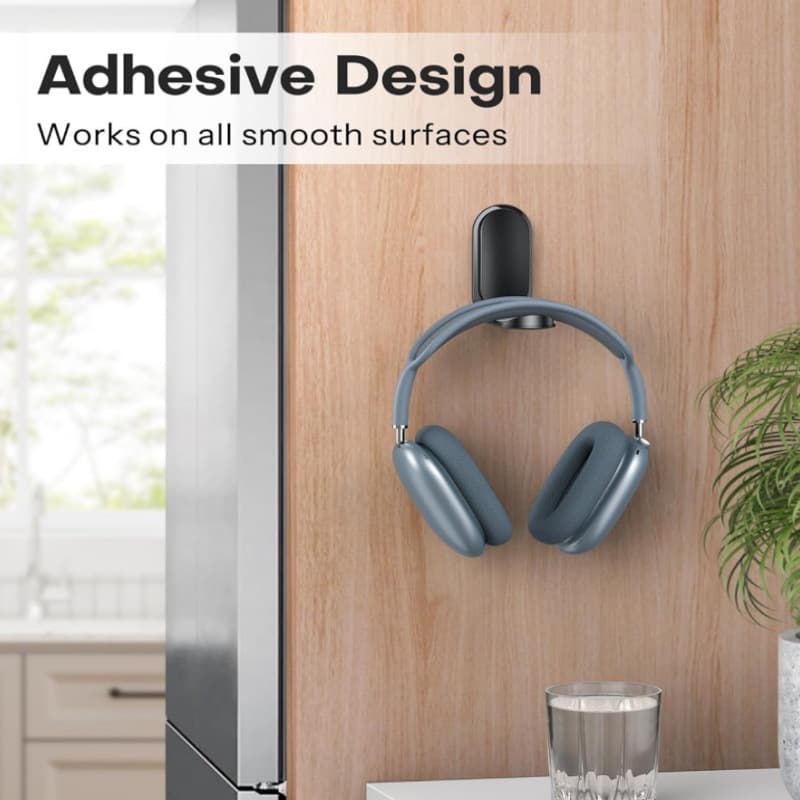 Headphone Stand Over-Ear Headset Holder Magnetic Gaming Bracket Creative No-Drilling Under-Desk Mount Headphone Rack