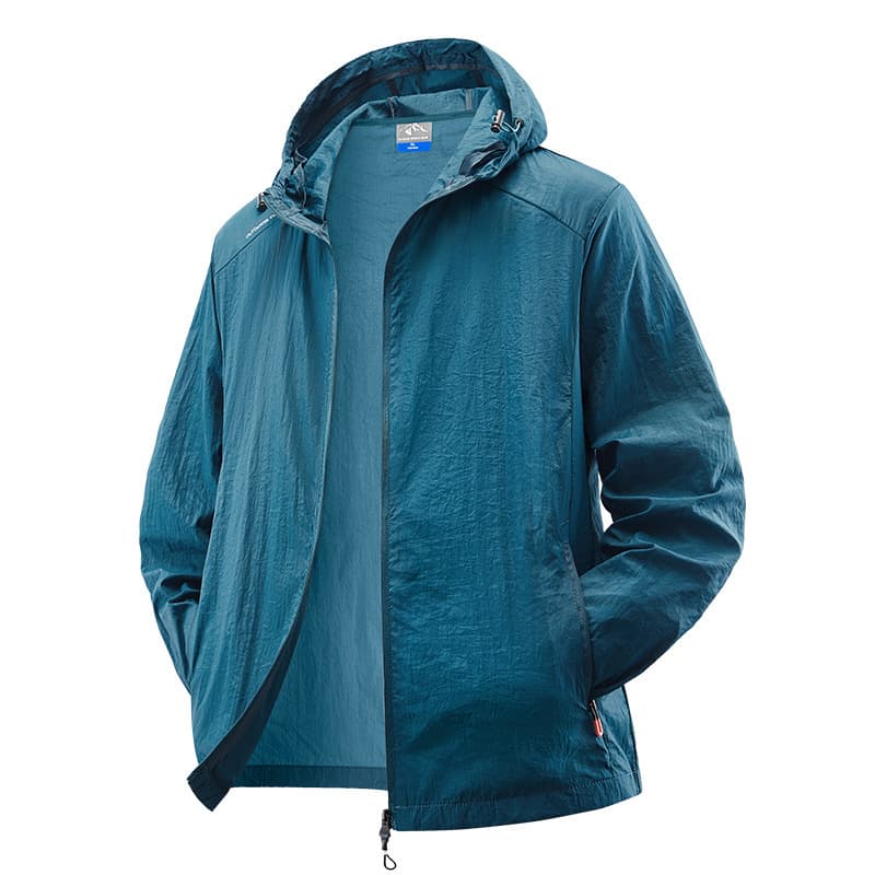 Yu Shi Bing silk sun protection clothes men's simple color outdoor loose large size jacket with sun protection clothing