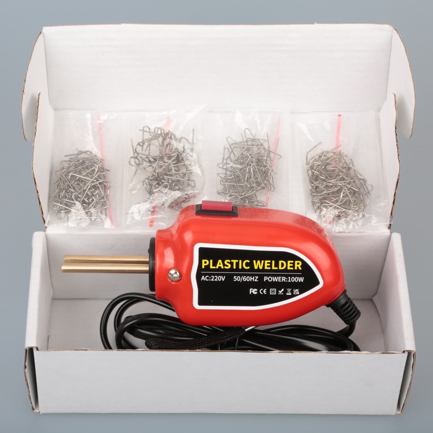 Portable Car Bumper Repair Machine Mini 100W High Power Plastic Welding Gun Tool