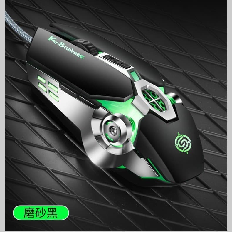 Viper Q7 RGB Macro Programming CF lol Mechanical Gaming Mouse Suitable for Laptop Desktop Office Gaming