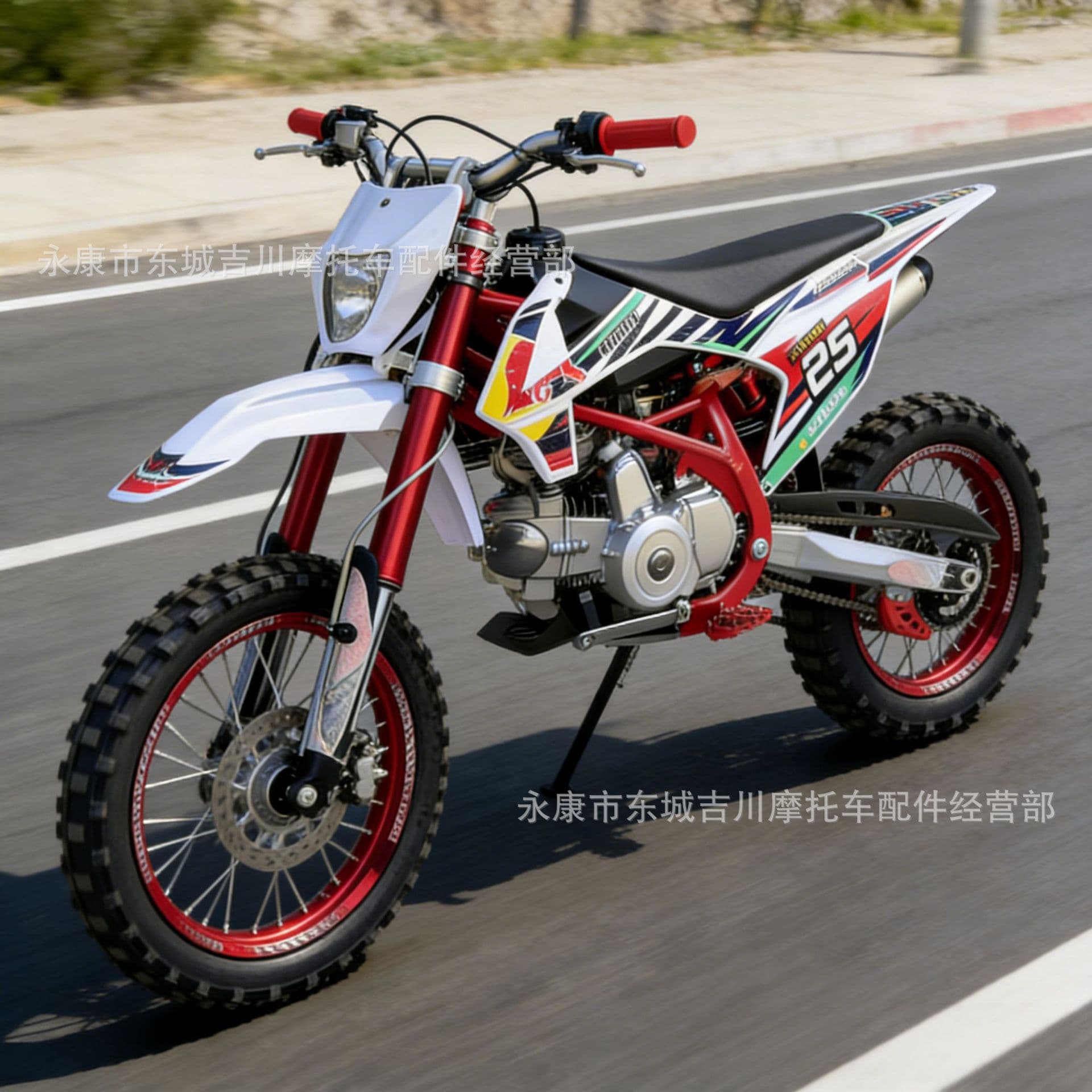 Factory Direct Mid-High Dirt Bike 125CC Two-Wheel Off-Road Motorcycle Gasoline Motorcycle Mountain Off-Road Motorcycle
