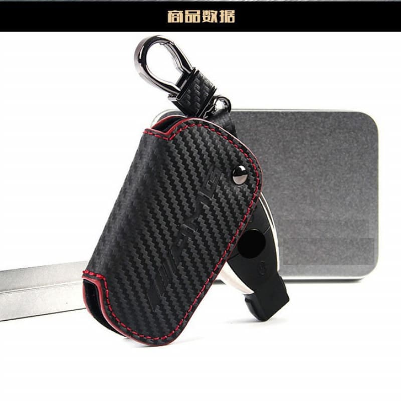 For Mercedes AMG Smart Insert Leather Key Case E300 GLK350 Old S-Class Leather Cover