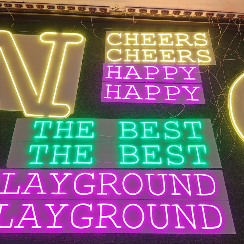 led neon light modeling light luminous character sign bar acrylic board neon decorative light foreign trade cross-border direct supply