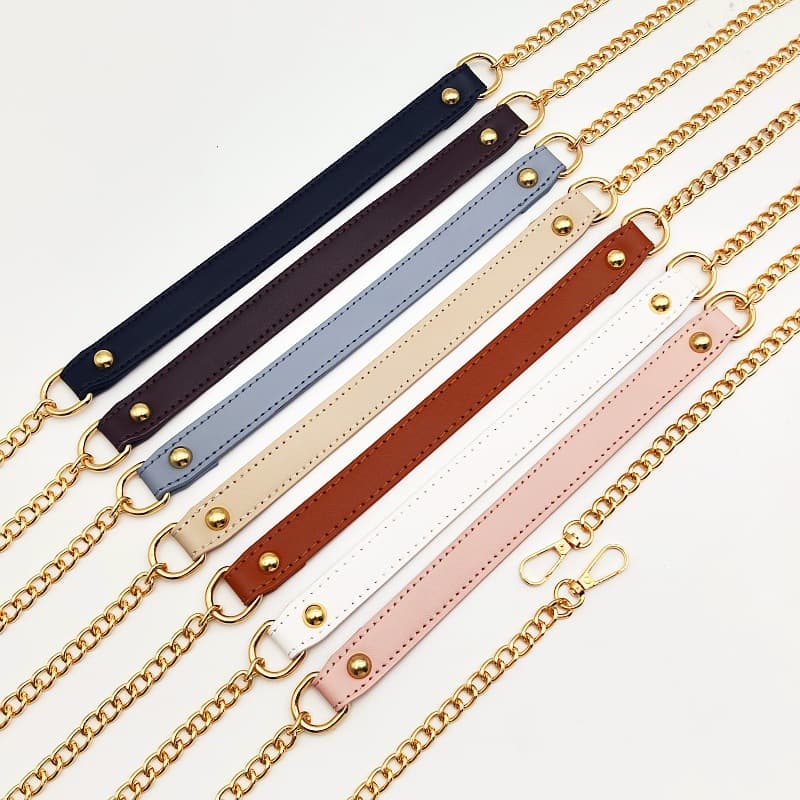 New High-End Single Shoulder Crossbody Bag with Replacement Strap PU Leather Stress Relief Chain Bag Accessories Women's Handbag