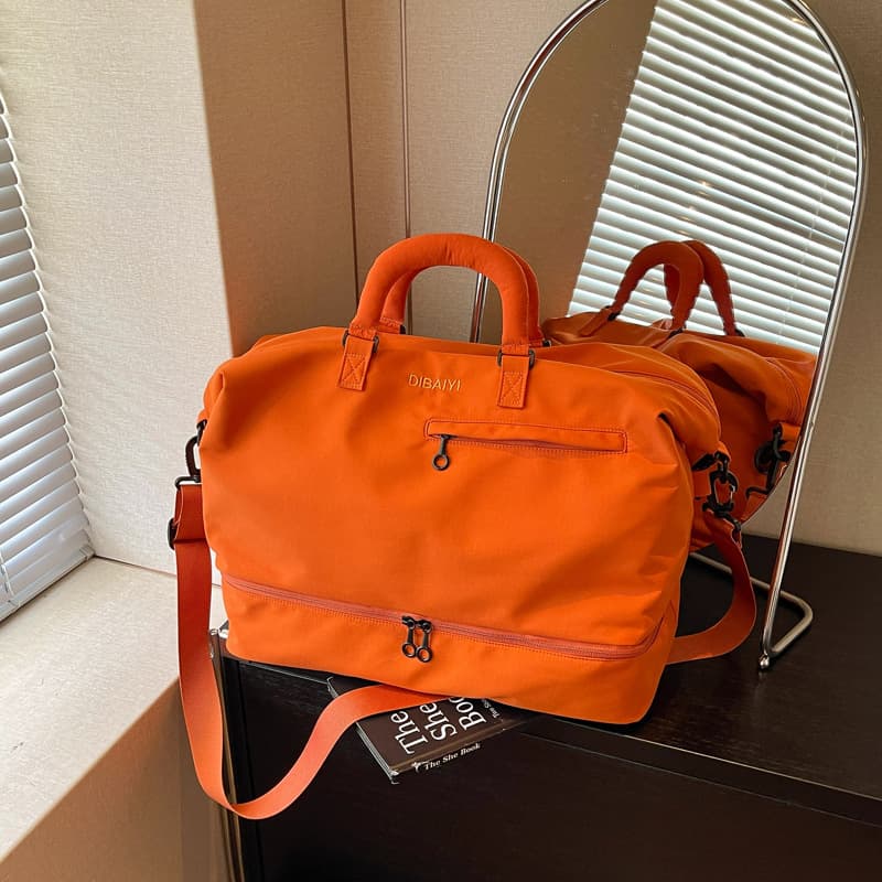 New travel bag, large capacity, short-distance storage bag for men and women, travel business trip portable luggage bag, lightweight fitness bag