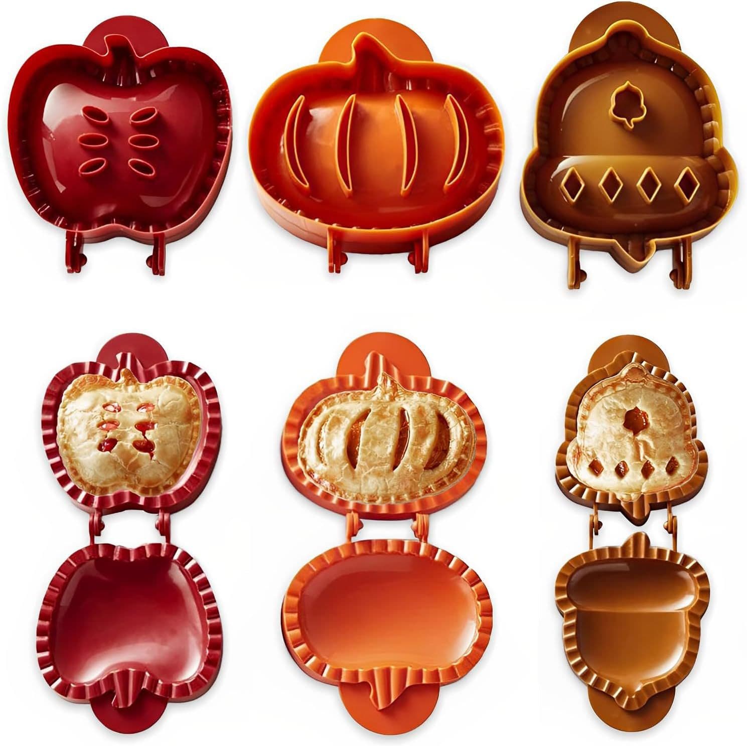 Cross-border Kitchen Baking Mold Hazelnut Pumpkin Apple Pie Mold Christmas Cookie Mold