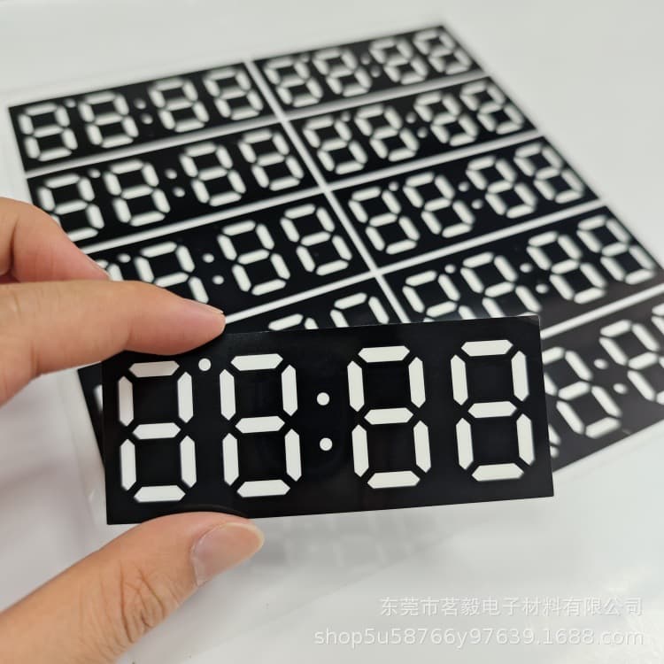 Supply of PET Diffusion and Uniform Light Films, LED Digital Tube Display Films, Electronic Scale Stickers at Competitive Prices
