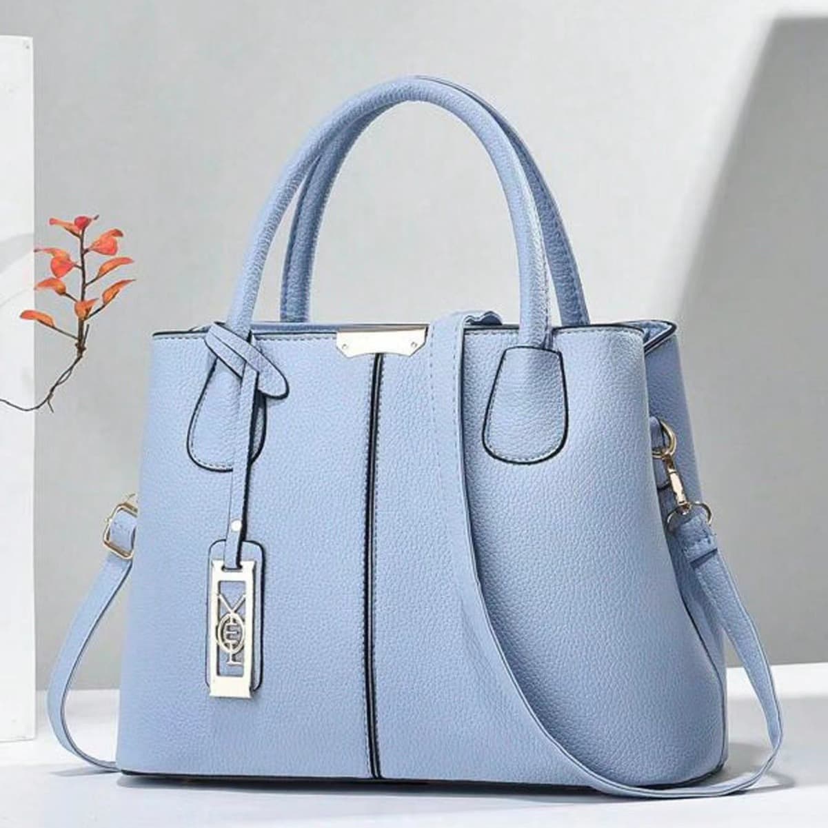 Women's Bag 2026 Spring New Single Shoulder Crossbody Iron Pendant Decoration Large Capacity Handbag Mother Bag Drop Shipping