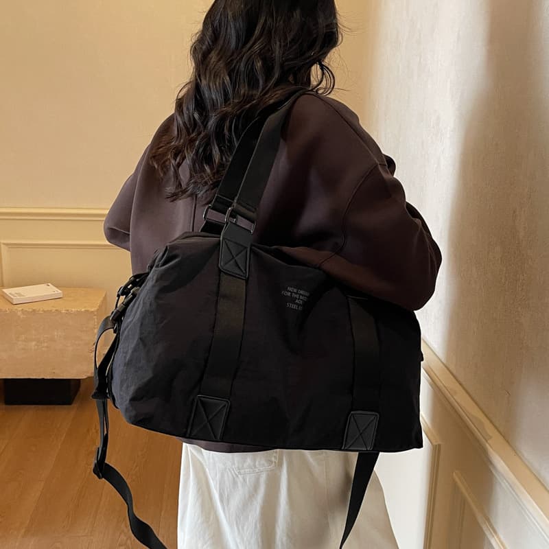 Short-distance crossbody travel bag large capacity sports fitness bag crossbody travel bag nylon cloth