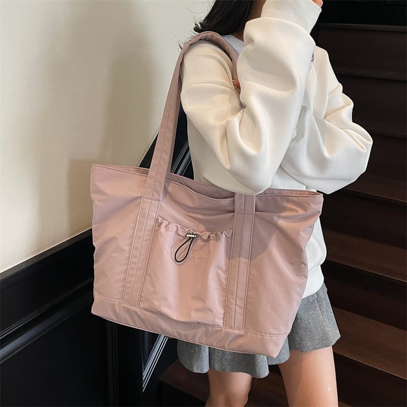 Gym Tote Bag Sport Wet-Dry Separation Lightweight Light Pink Yoga Shoulder Bag Women's Daily Premium Feel Bag