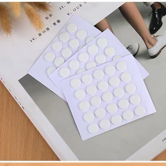 Double-Sided Tape Transparent Round Double-Sided Pads Strong Invisible Double-Sided Adhesive Dot Manufacturer Wholesale