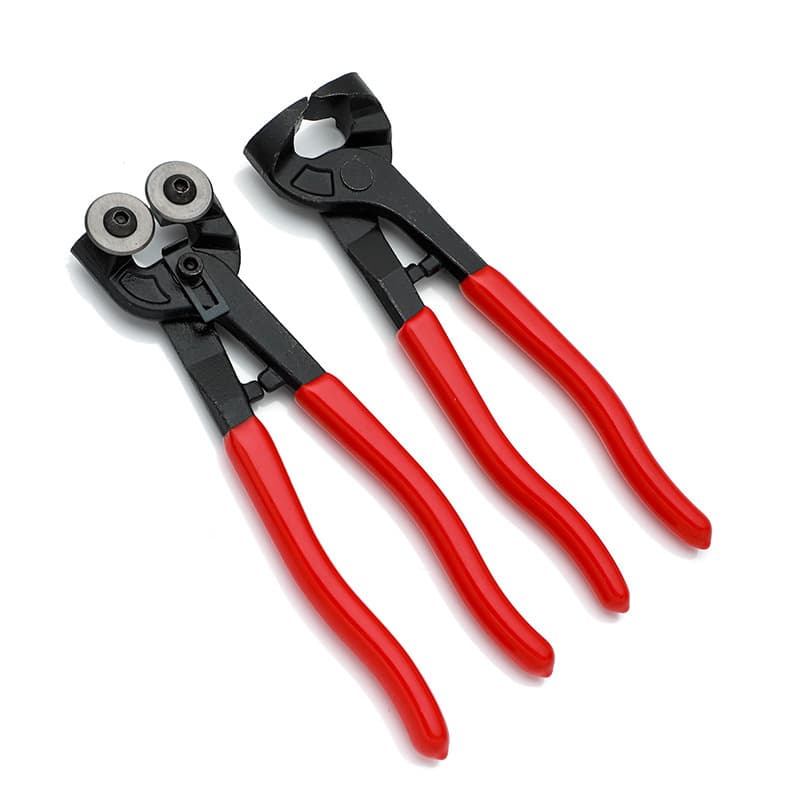 Round Mouth Dual Wheel Pliers DIY Mosaic Cutting Tool Tile Pliers Round Mouth Pliers Flat Mouth Pliers Tile Cutting Pliers