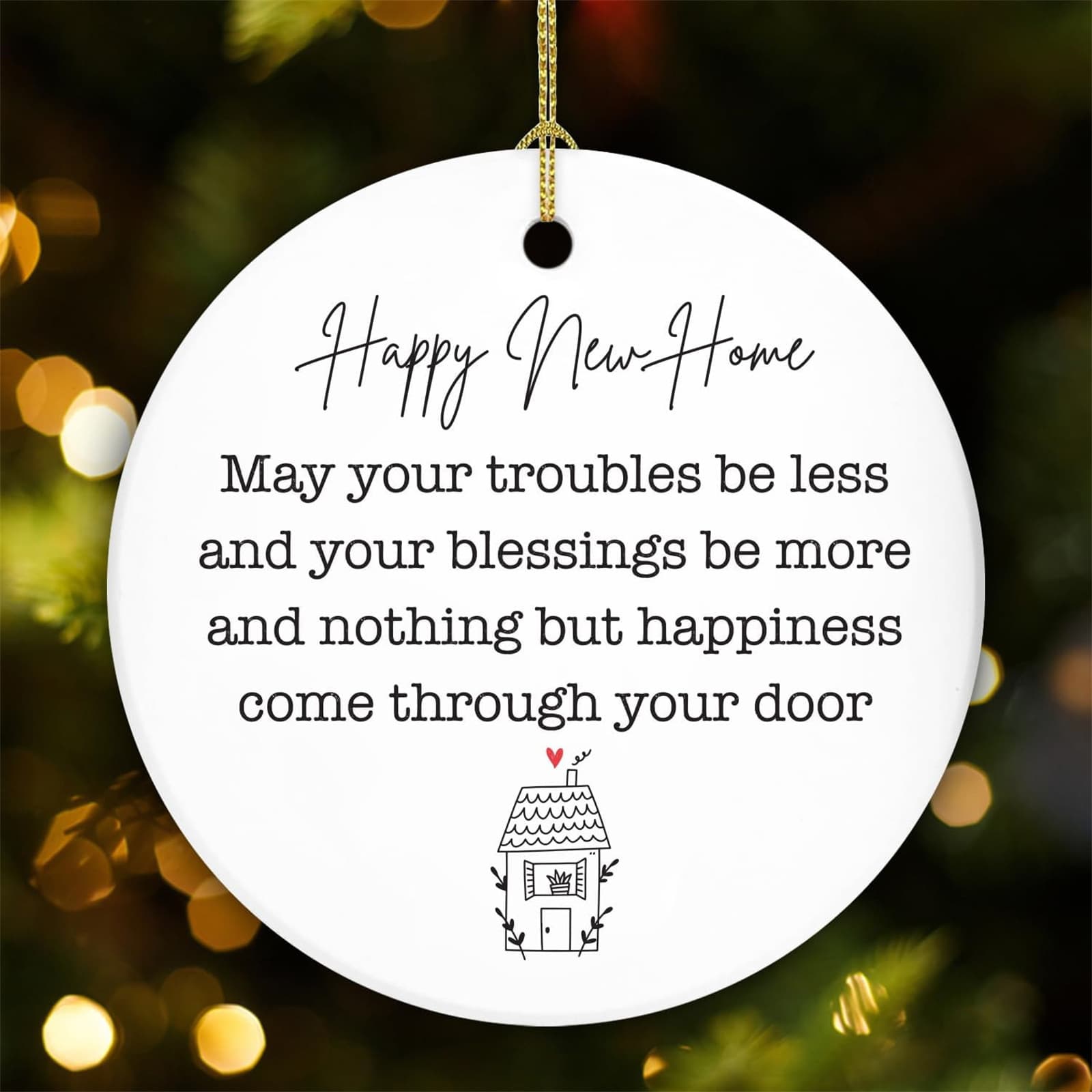 Simple Home Decoration New Housewarming Gift Christmas Tree Ornament Acrylic Decoration New Year Gift