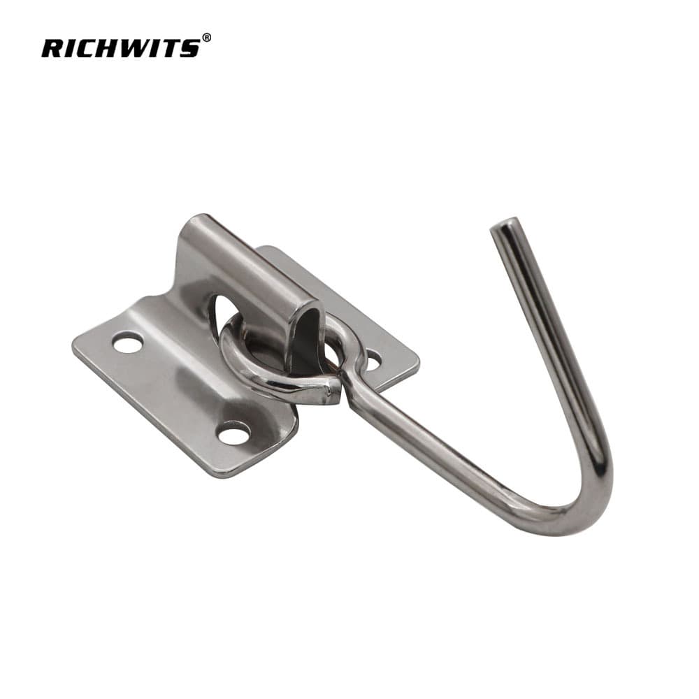 Stainless steel hammock hook rope buckle press buckle lamp hook swing hanging chair sandbag bag hanging hook eye plate hook
