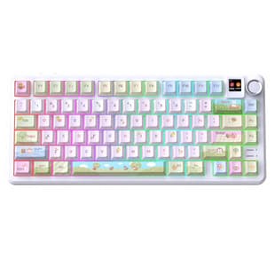 Hei Ji Snake DK75 PRO Tri-Mode RGB Mechanical Keyboard, OEM Profile Five-Sided Sublimation Series, Gaming E-Sports