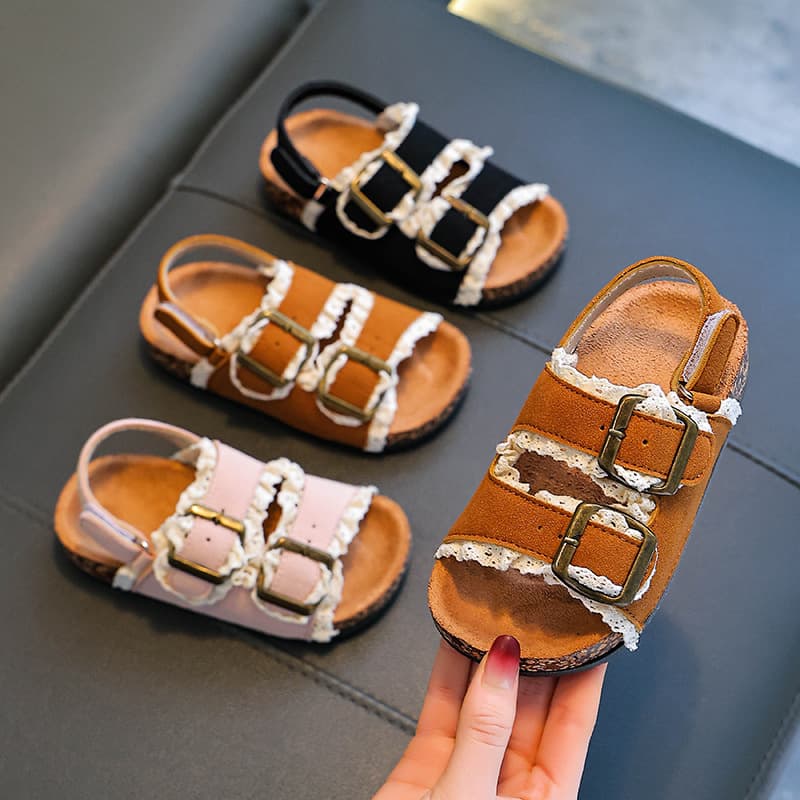 Children's Sandals Boys 2026 New Summer Style Girls Summer Hollow Out Baby Sandals Closed Toe Sandals