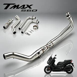 Stainless Steel Exhaust Front Pipe for Yamaha TMAX530 TMAX560 2020-2022