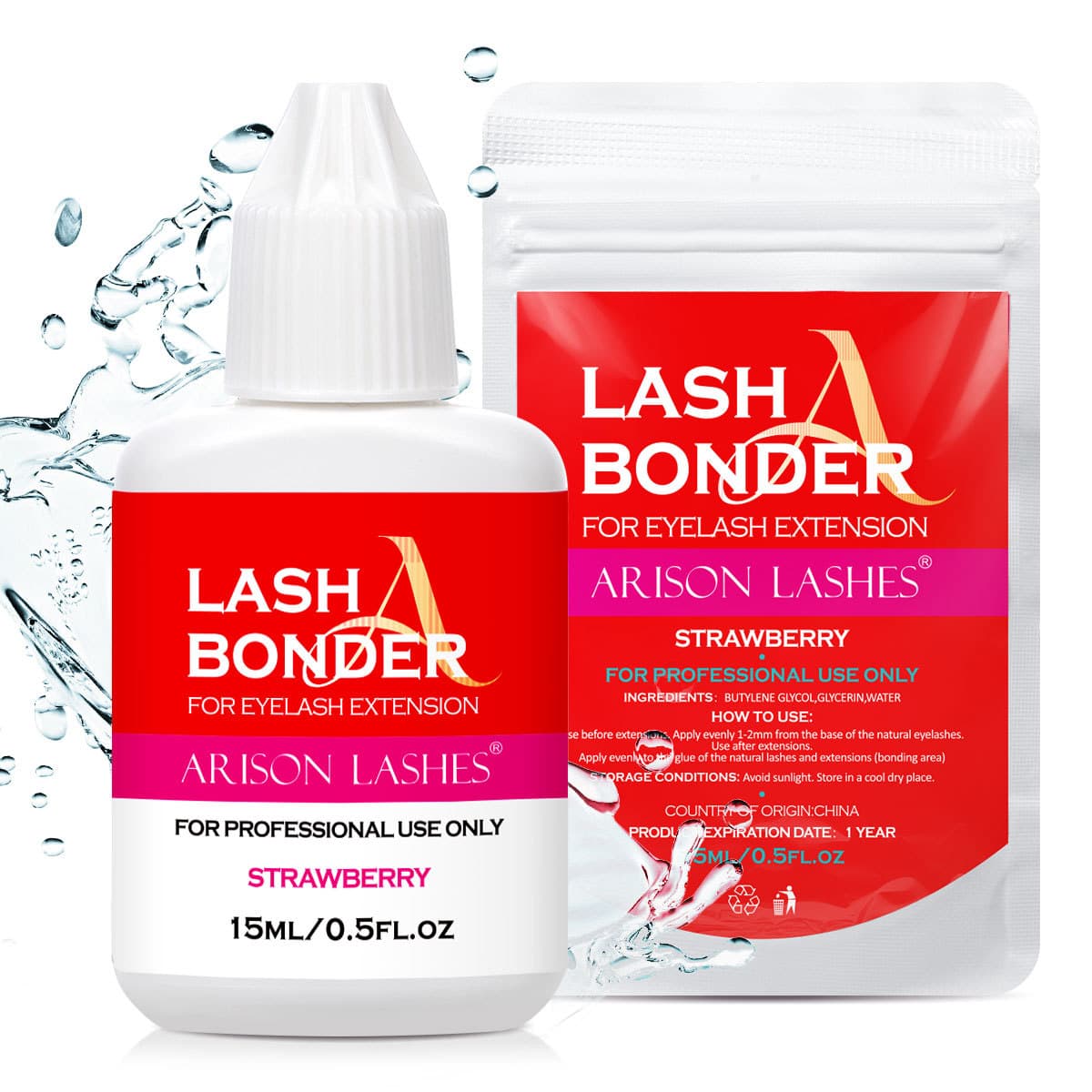 Eyelash Extension Bonding Agent, Lash Glue Sealer, Bonder for Cross-border Eyelash Salon, Reinforces Lashes
