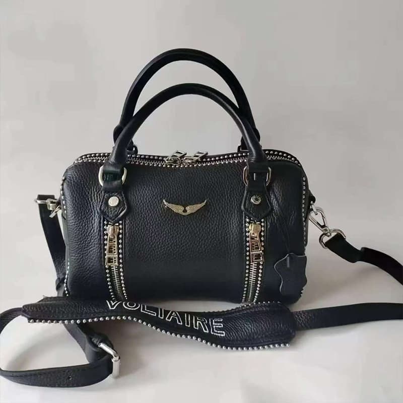 2026 New Fashion Women's Shoulder Bag PU Vintage Crossbody Bag Luxury Design Handbag with Wing Accent