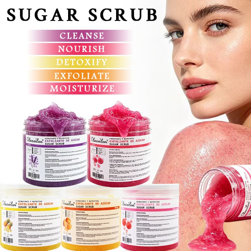 Cross-Border Best-Selling Fruit Sugar Body Scrub - Cleansing, Exfoliating, Moisturizing Body Scrub