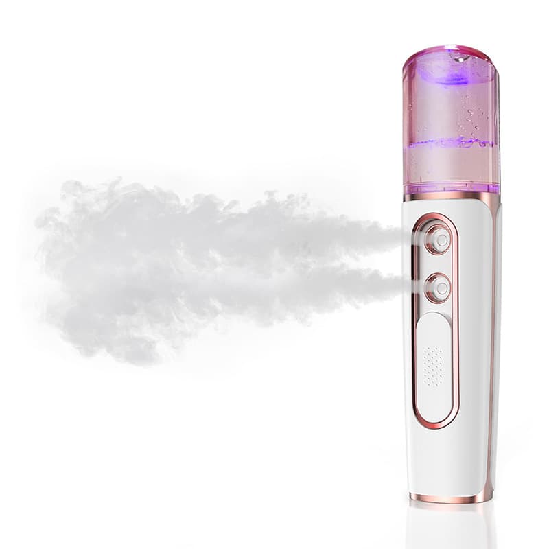 Dual-nozzle Handheld Hydration Mist Device with USB Charging, Mini Cold Spray Humidifier