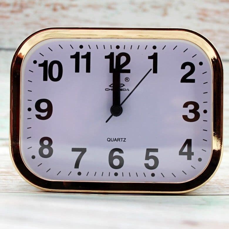 Old man's clock simple modern alarm clock creative large characters bedroom bedside alarm clock dormitory children's digital alarm clock free shipping
