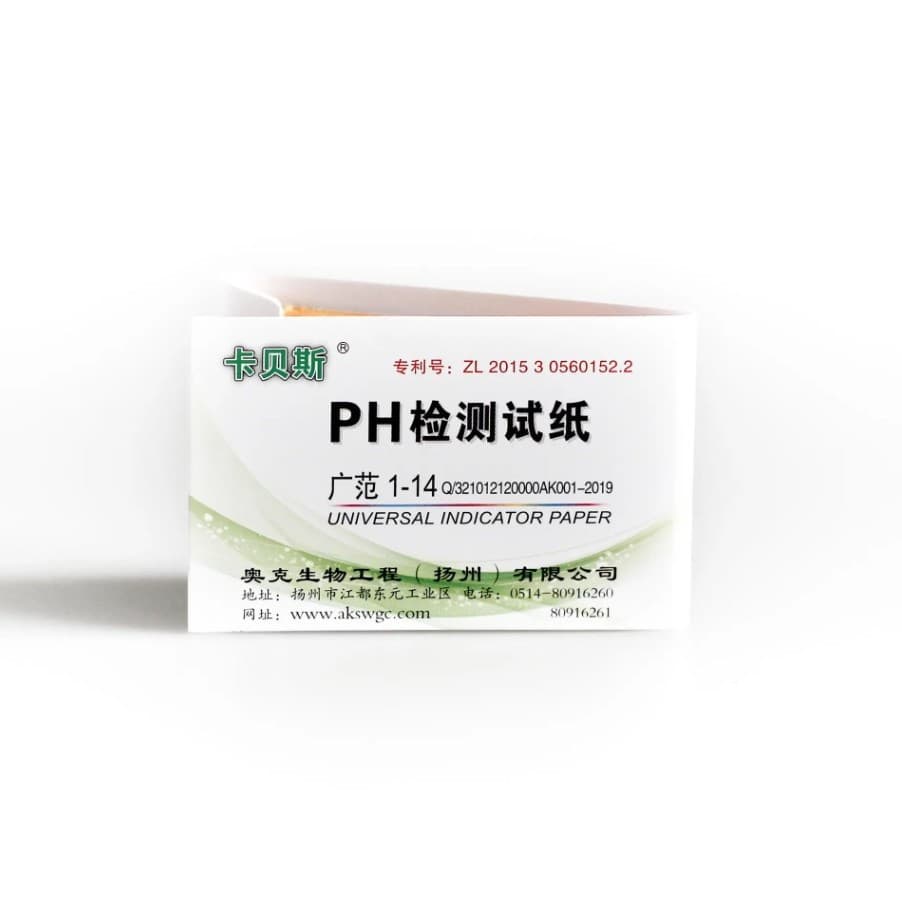 Kabes 1-14 pH Test Strips/Book
