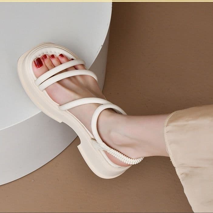 Trendy Best-selling Women's Sandals 2023 New Style Platform Thick Sole Beach Vacation Sandals Fashion Versatile Roman Sandals