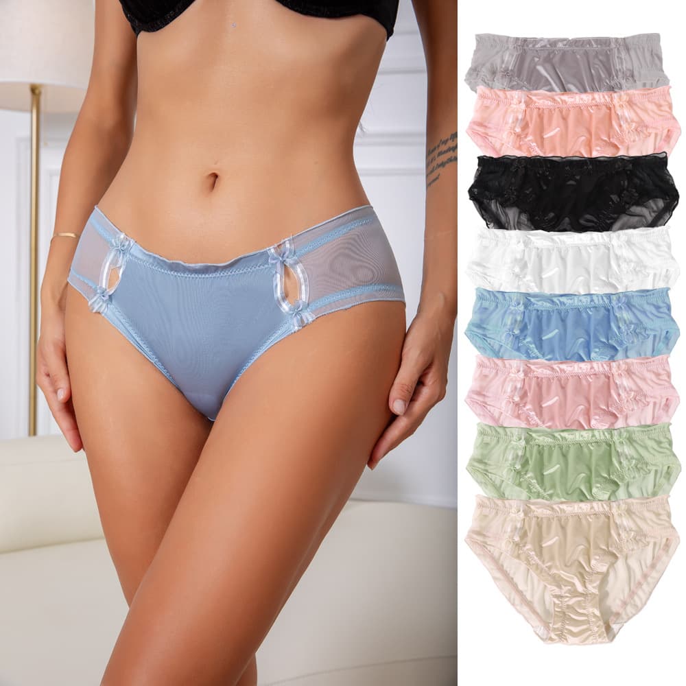 French Lace Seamless Quick-Dry Seductive Underwear, Exquisite Thin Strap Sexy T-back Panties, Plus Size T-back Panties for Women S04#