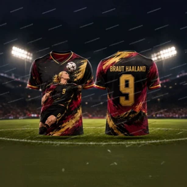 2026 Norway Haaland Summer Men's Training Jersey Breathable Quick-Dry Fan Jersey Women's Sportswear