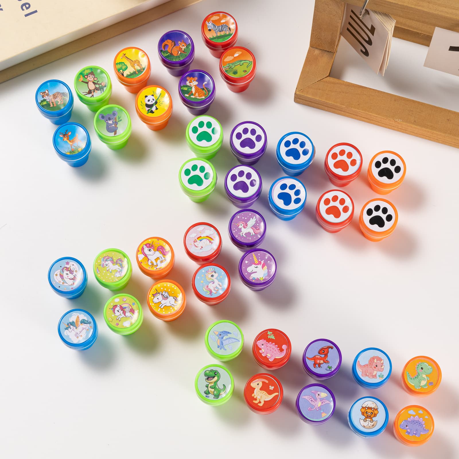 Children's Seal Teacher Award Seal Dinosaur Animal Seal Animal Paw Print Directly from the Manufacturer