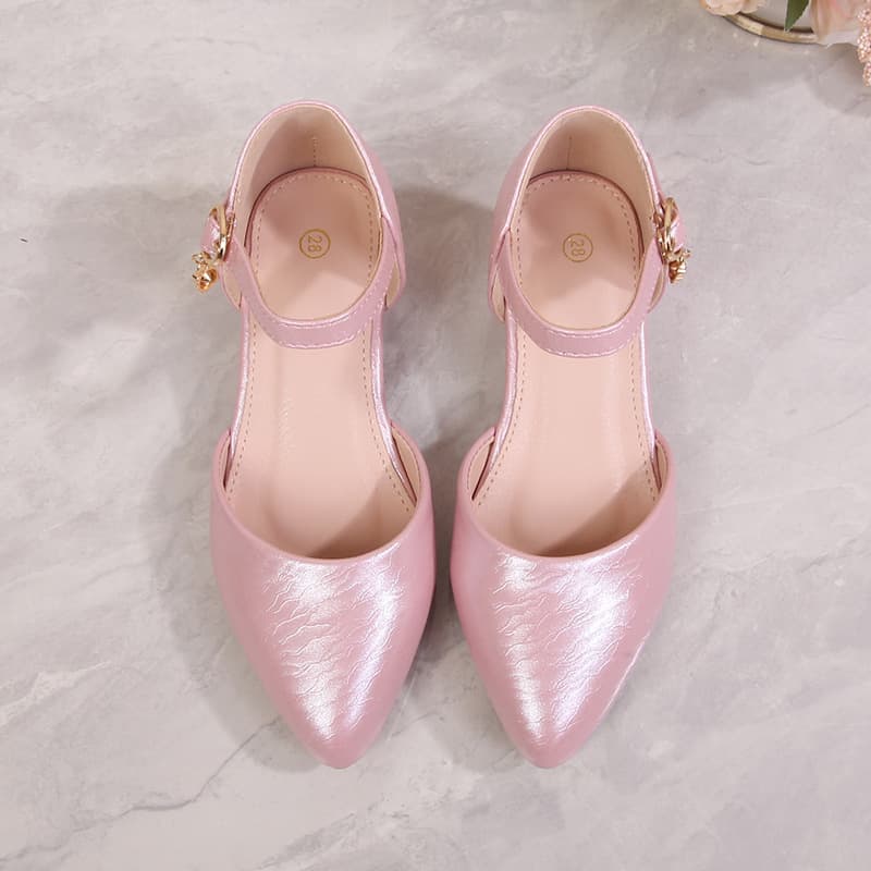 2024 New Summer Girls' Pink Shoes for Dance, Latin Dance, Ballet - Girls' Shoes