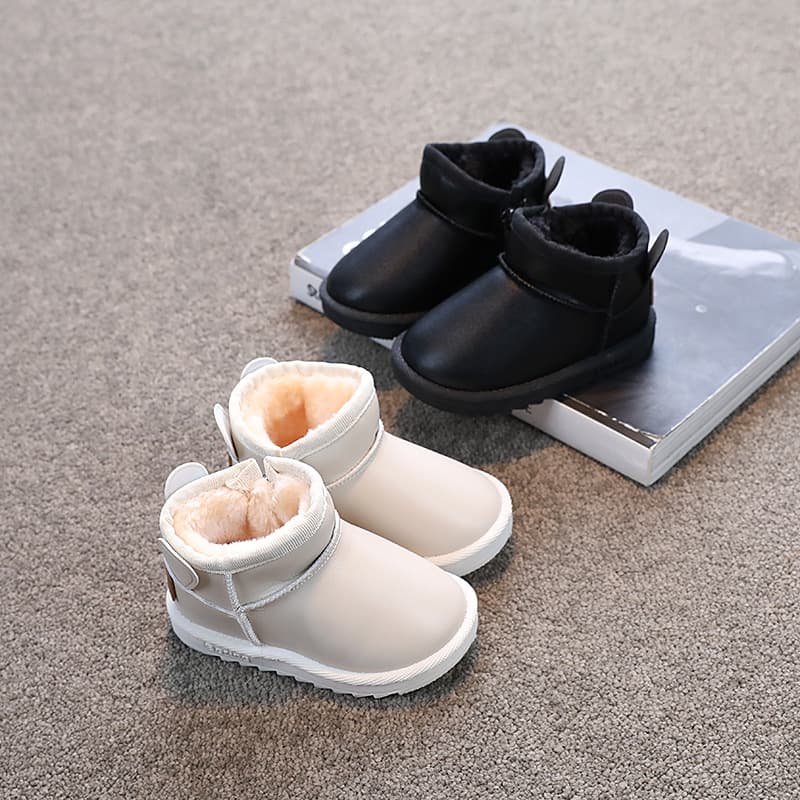 Winter Baby Cotton Boots Versatile Warm Women's Shoes Children's Short Boots Trendy Boys' Cotton Shoes Kids' Snow
