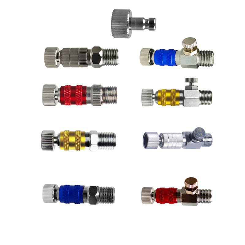 Model Airbrush Coloring Spray Gun Pipeline Pneumatic Accessories Quick Connectors for Spray Gun with Airflow Adjustment