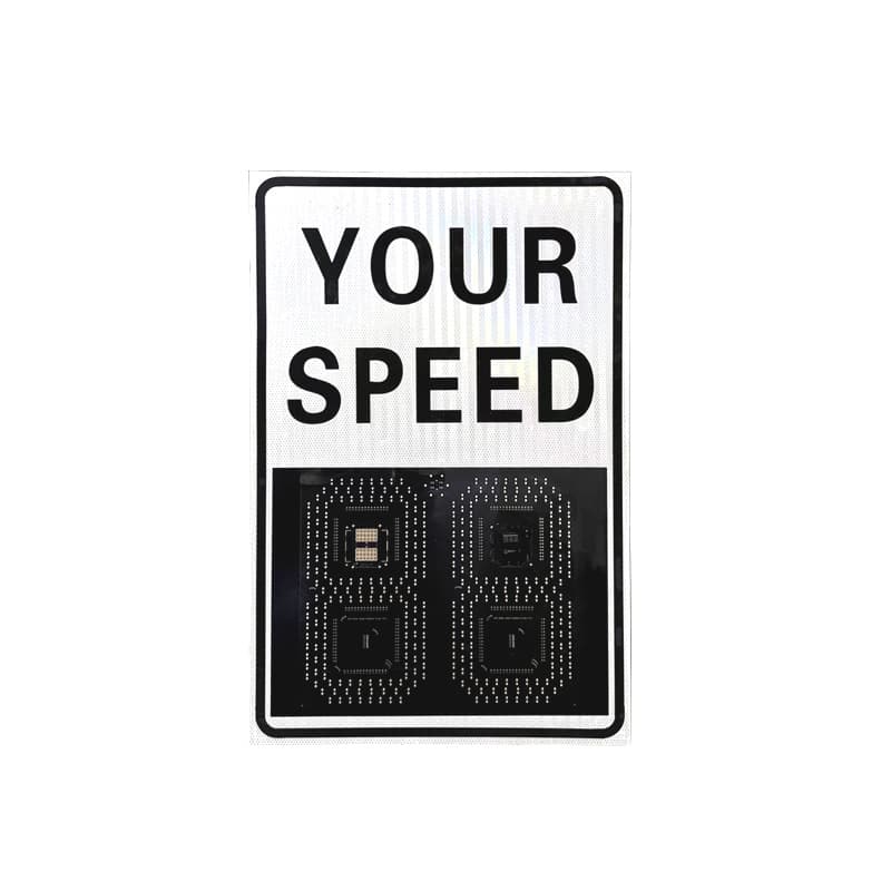 Customizable cross-border sourcing: Metal-cased radar speed detectors for export, factory direct sales, road speed measurement signs.
