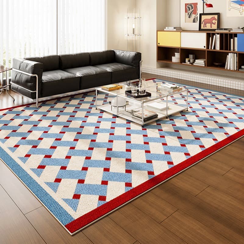 Hot-selling House loop plush rug, home living room sofa coffee table mat, non-slip, anti-fall decorative mat, stain-resistant floor mat