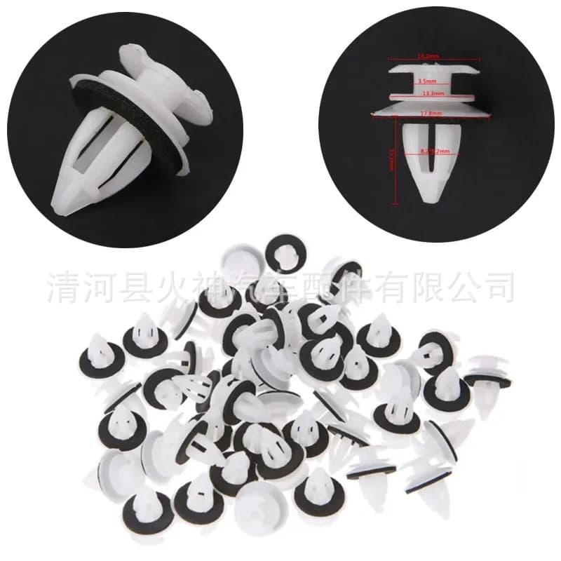 For BMW E34 E36 E38 E39 E46 M3 M5 Z3 X5 Car Door Panel Clips with Sealing Ring, Hot Selling Cross-Border
