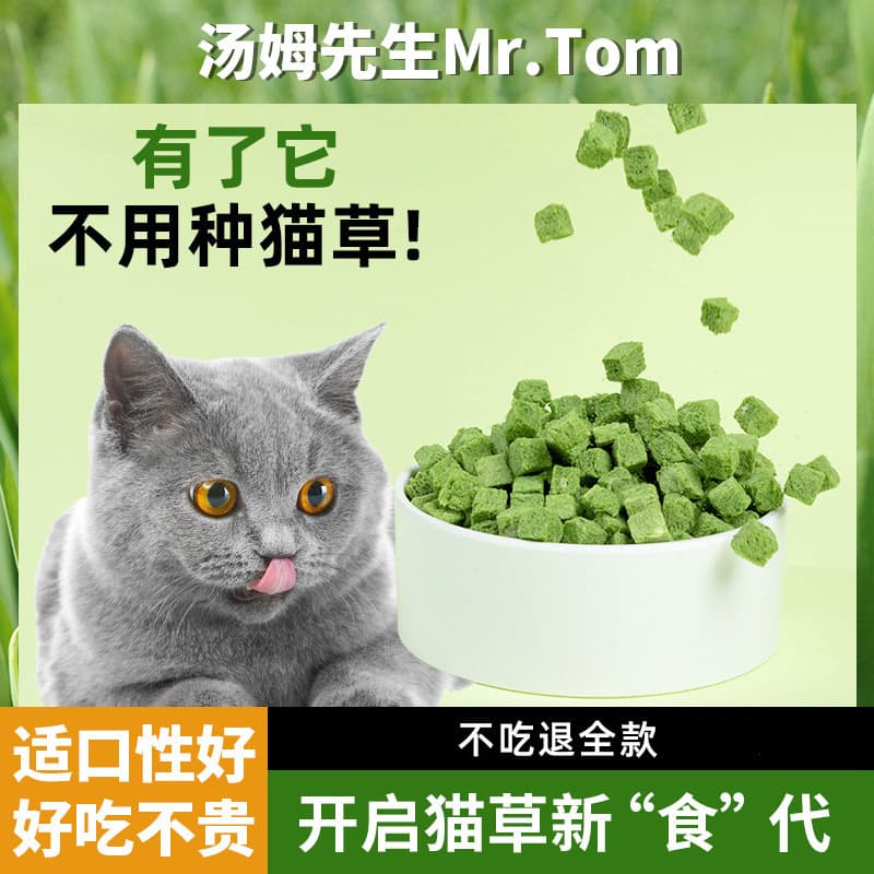 Freeze-Dried Cat Grass Capsules Chicken Cat Grass Cat Mint Biscuits Cat Snacks Pet Cat Freeze-Dried Wholesale Delivery