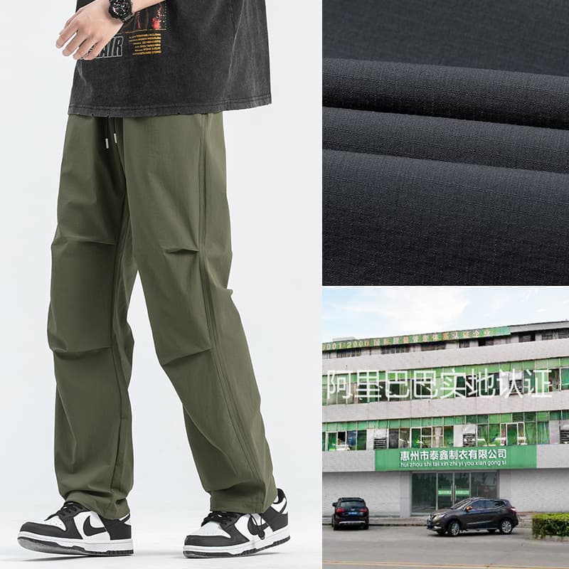 Custom Processing of Men's Viscose Work Pants, Summer Thin Loose Straight Elastic Quick-Dry Trousers, 2025 New Youth Style
