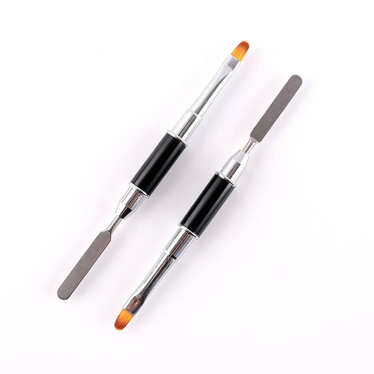 Nail Art Tools Extension Gel Pick-Up Pen Dual-Ended Steel Pusher UV Gel Brush Crystal Gel Brush Gel Pick-Up Stick