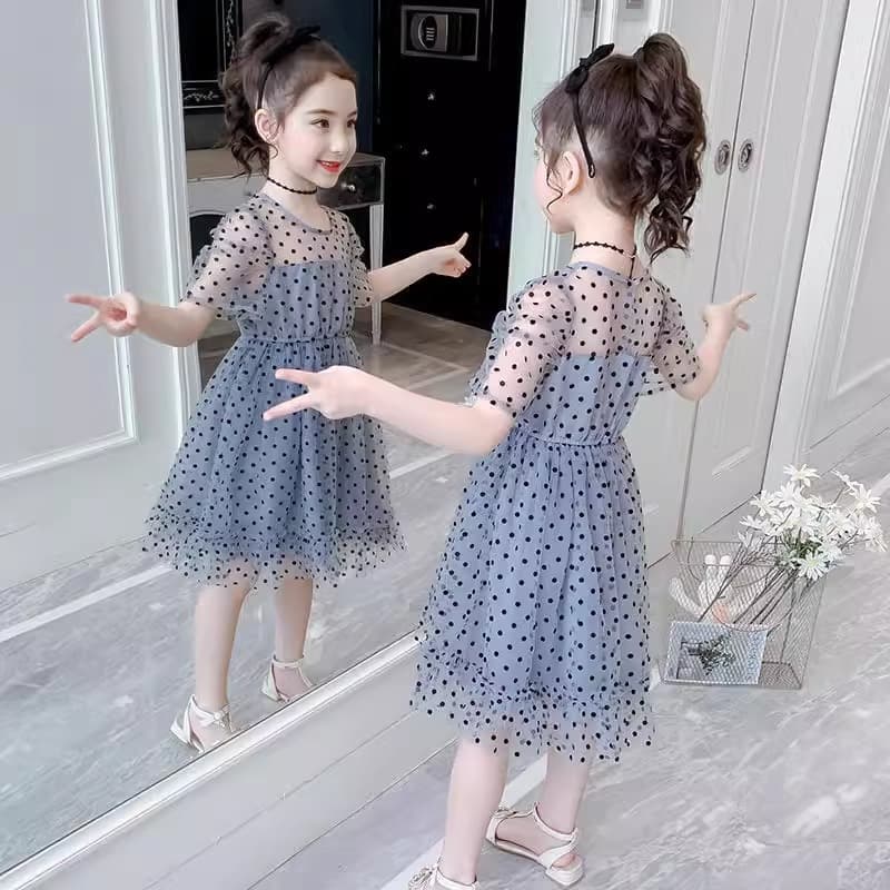 Girls' Summer Dress 2025 New Style Children's Baby New Chinese Style Summer Skirt Girls Princess Dress New