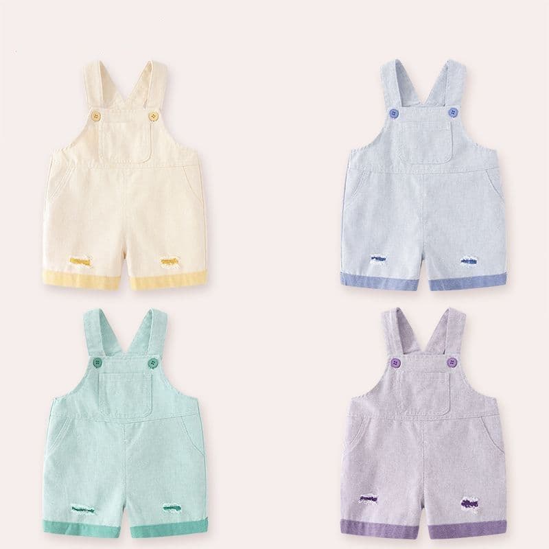 Baby Overalls Spring Autumn Girls Denim Dungarees Infant Suspender Pants Children's Clothing Boys Pants Summer