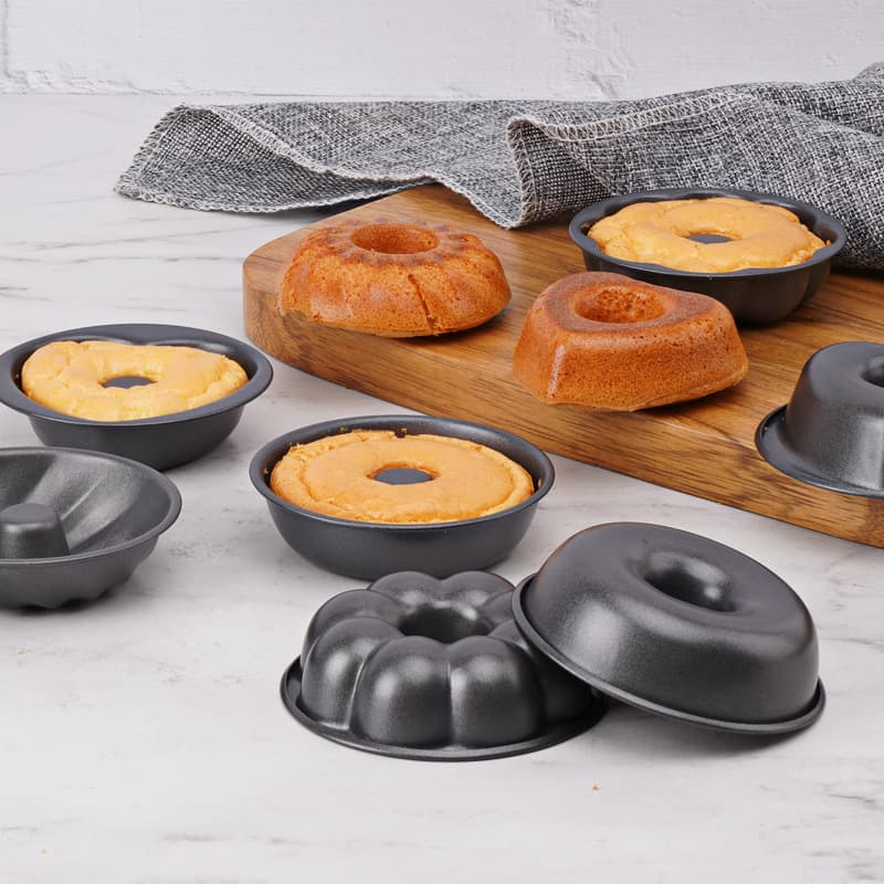 Single donut mold, mini pumpkin lace donut mold, household round hollow cake baking mold