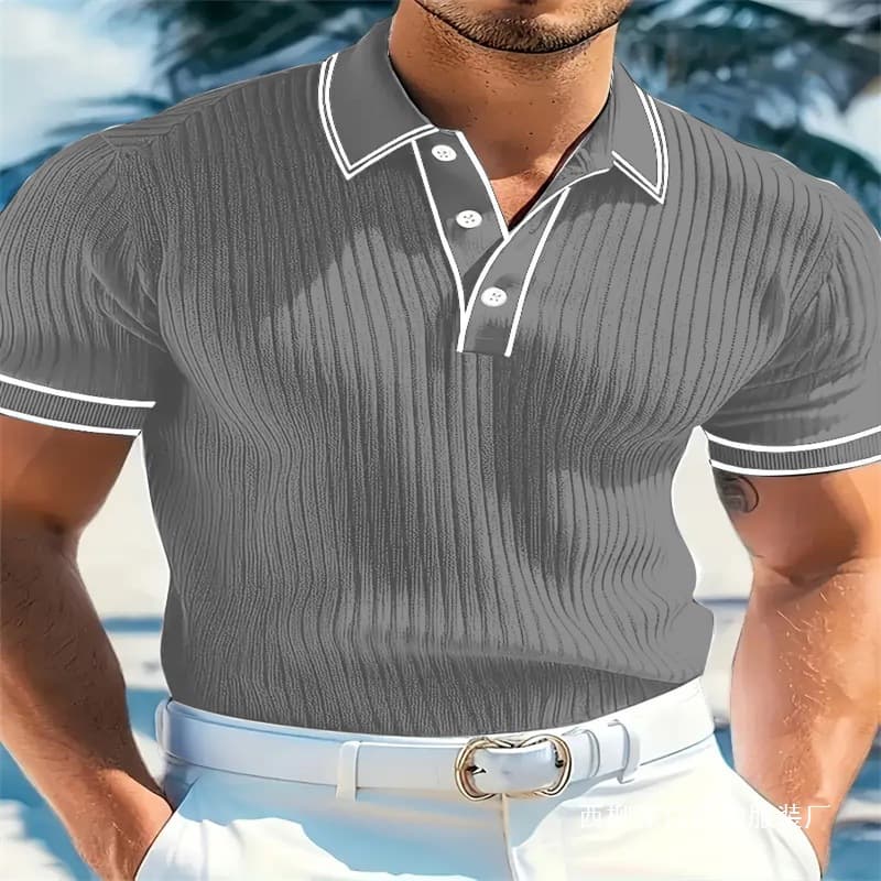 Amazon New Men's Short Sleeve T-Shirt Summer New Cross-Border Men's Short Sleeve Shirt