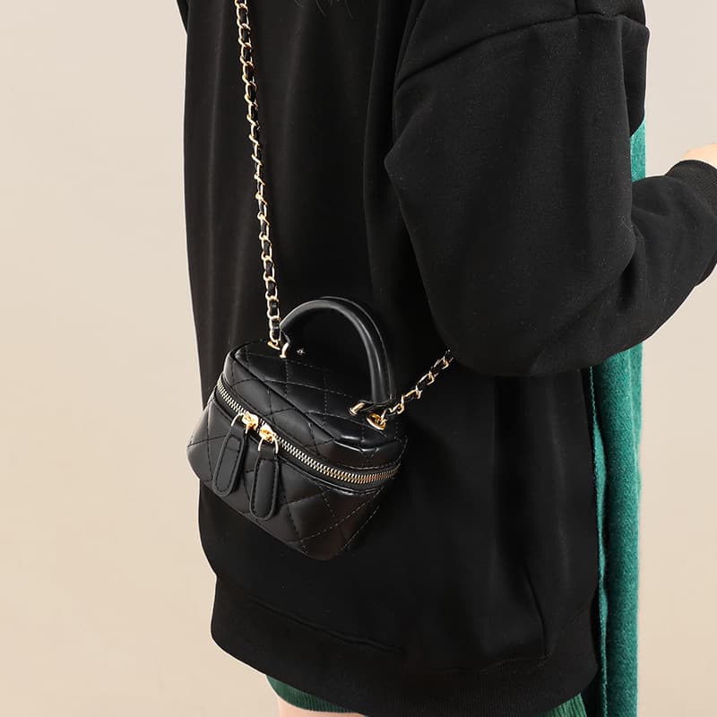 High-End New Style Chanel-Inspired Quilted Chain Casual Trendy Versatile Handbag Mini Shoulder Crossbody Bag for Women