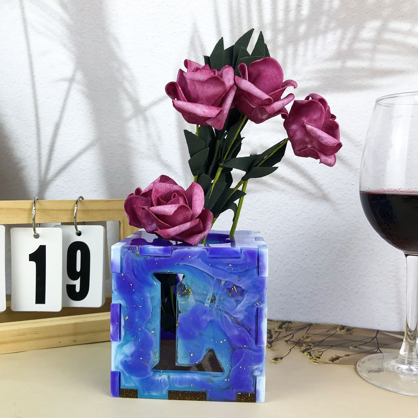 X0365LOVE Heart Box Decoration Mold, DIY Silicone Mold