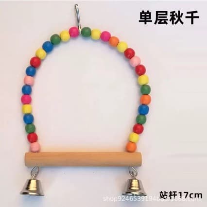 Parrot bird cage accessories, decorative parrot swing, ladder, bird nest, boredom relief toy, black phoenix, peony, tiger skin bird toy